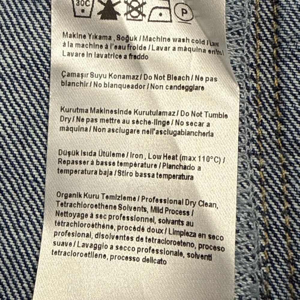 Exquise Aleron Wide Leg Jeans Womens 6 High Rise Button Sailor Blue Denim - Picture 7 of 12